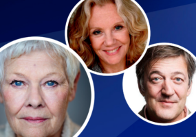 Image features Dame Judi Dench, Hayley Mills and Stephen Fry