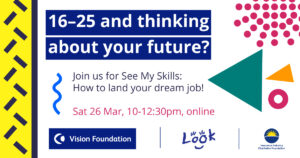 Calling all visually impaired young people between 16–25!
